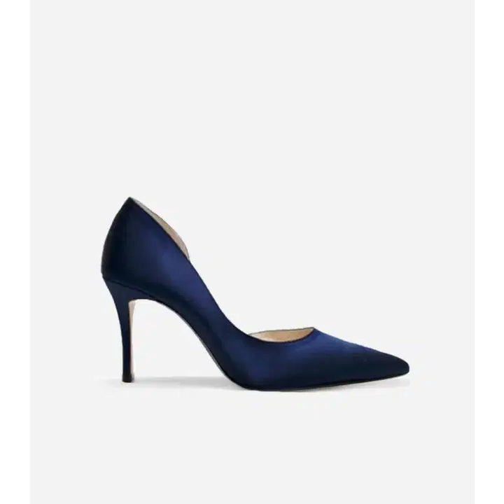 [BUNJANG] BlancShoe Salma Navy Side Open Heels 225 / 블랑쇼 모로코 살마 네이비 225 사이드오픈