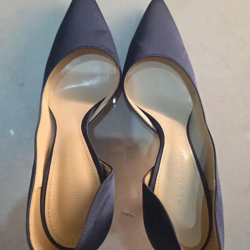 [BUNJANG] BlancShoe Salma Navy Side Open Heels 225 / 블랑쇼 모로코 살마 네이비 225 사이드오픈