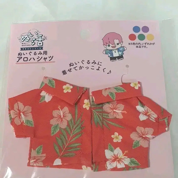 [BUNJANG] 10cm Doll Hawaiian Shirt / 10cm 인형옷 하와이안 셔츠 누이의상