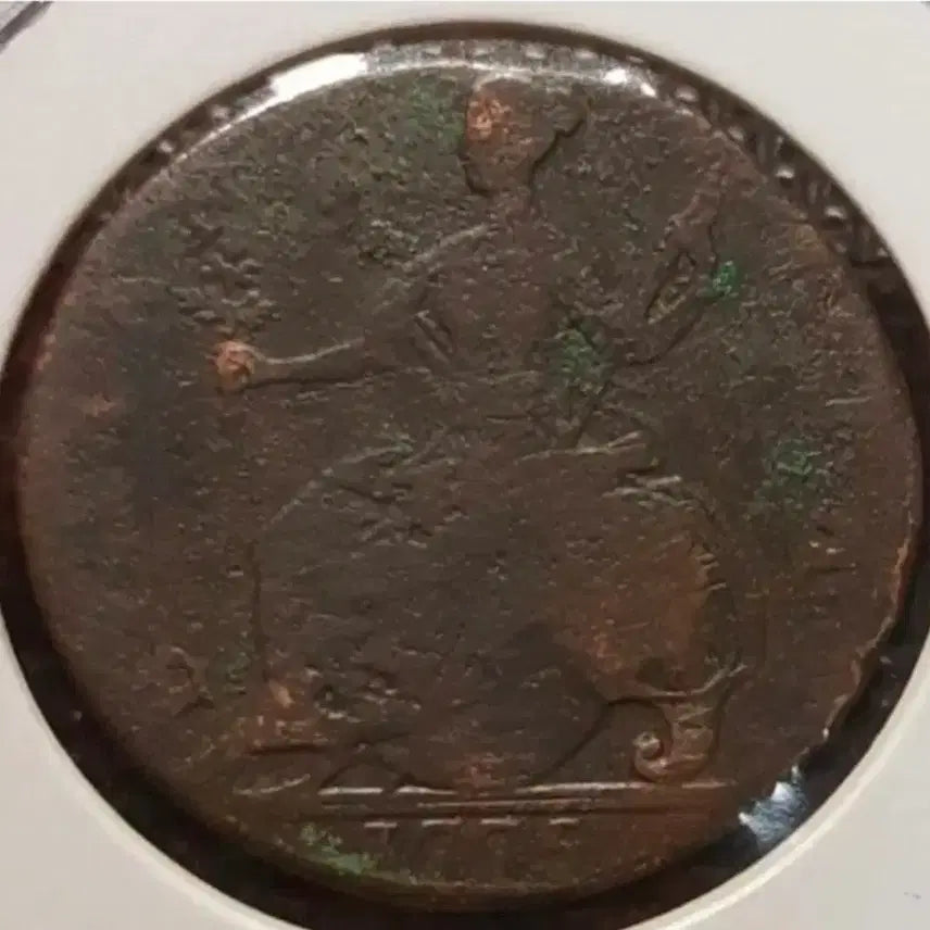 [BUNJANG] George III 1775 Halfpenny Coin / 영국 조지3세 1775년 1/2페니.외국주화 주화 화폐 동전