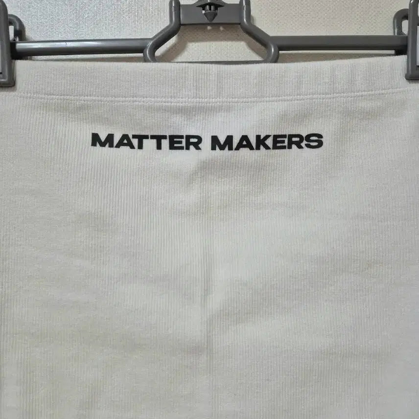 [BUNJANG] Mattermakers Ribbed Tank Top White / mattermakers 골지 탱크 탑 화이트