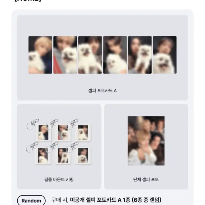 [BUNJANG] BOYNEXTDOOR Weverse Normal Ver. Split Set POB Photocard Keyring / 보넥도 위버스 일반반 분철 미공포 특전 분철