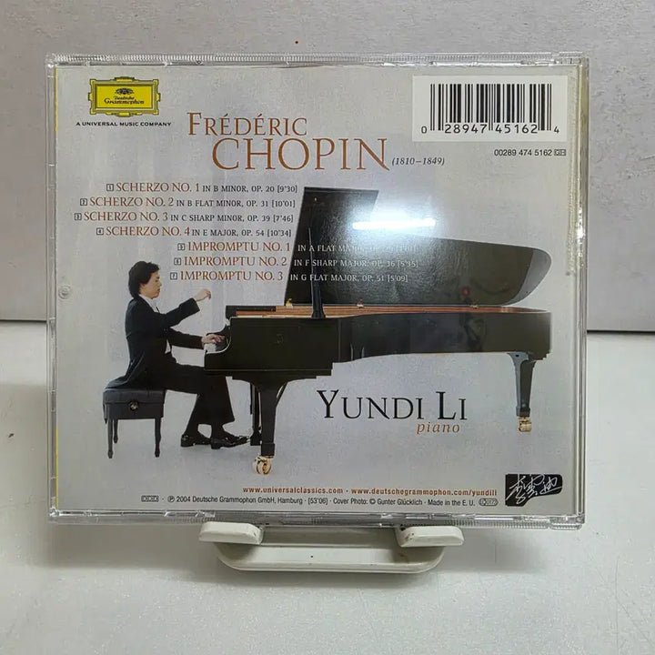 [BUNJANG] Yundi Li Chopin Scherzi &amp; Impromptus CD / Yundi Li - Chopin 윤디 리  Scherzi