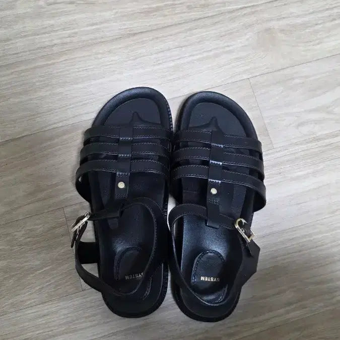 [BUNJANG] SYSTEM Glaze Waterproof Sandals Black / SYSTEM 글레이즈 워터프루프 샌들 블랙