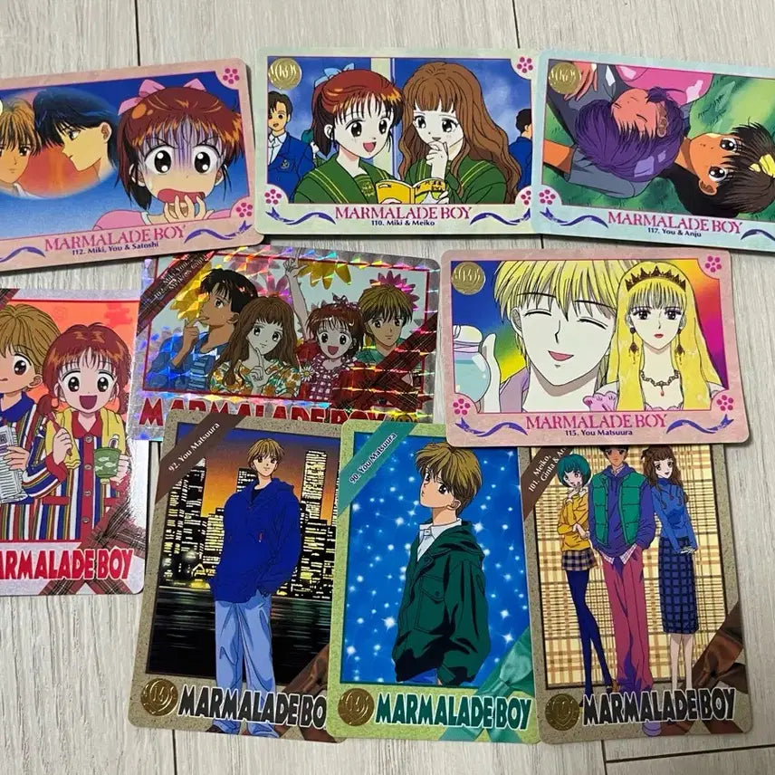 [BUNJANG] Marmalade Boy Classic Anime Card Goods / 고전 애니 마멀레이드 보이 카드 굿즈