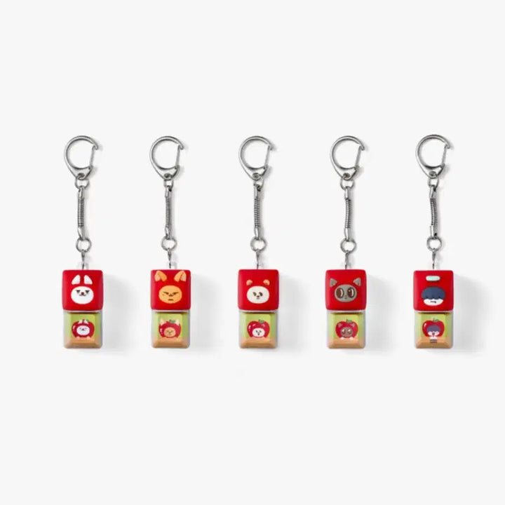 [BUNJANG] TXT Yeonjun Apple Bat Keychain / 투바투 뿔바투 애뿔바투 팝업 키캡 키링 - 밤긋