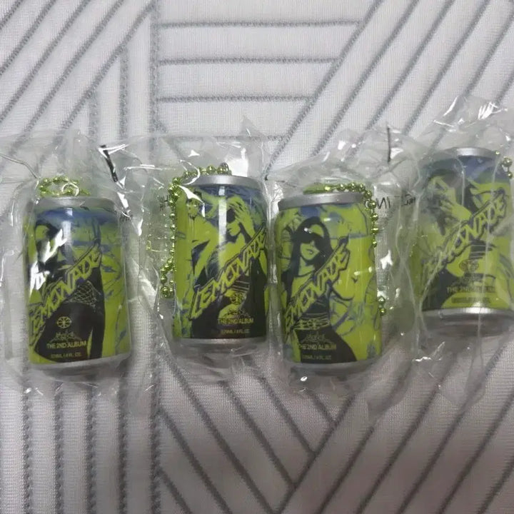 [SOLD OUT] 에스파 레모네이드 캔 키링 4개 세트