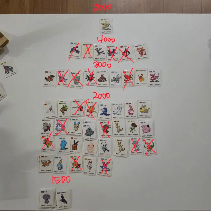 [BUNJANG] Pokemon Stickers / 포켓몬 띠부씰 판매,교환합니다.