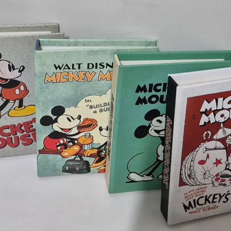 [BUNJANG] Classic Mickey Hardcover Memo Pad Set / 고전 미키 양장  포스트잇 메모지