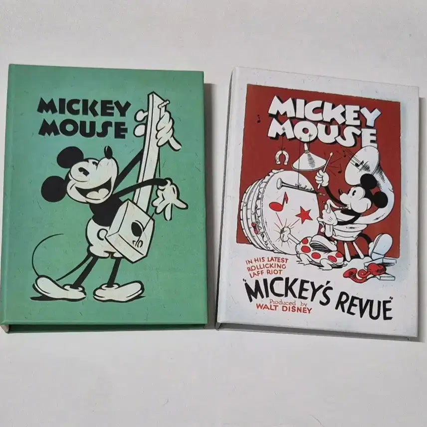 [BUNJANG] Classic Mickey Mouse Hardcover Memo Pad Set / 고전 미키 양장  포스트잇 메모지