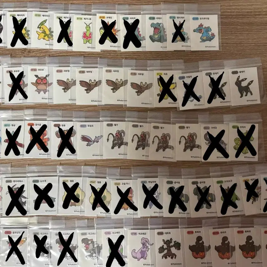 [BUNJANG] Pokemon Season 3 Stickers / 포켓몬 시즌3 띠부씰 판매 &amp; 교환