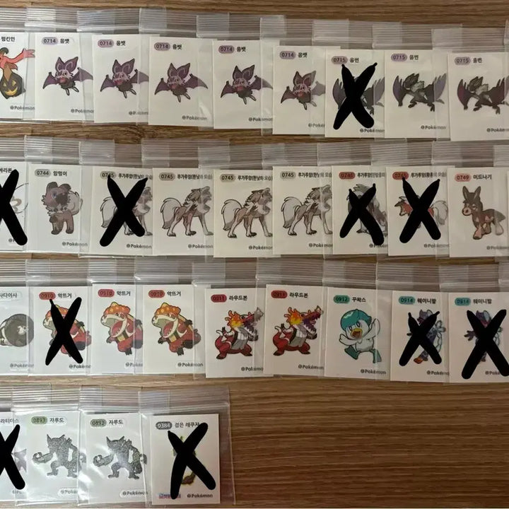 [BUNJANG] Pokemon Season 3 Stickers / 포켓몬 시즌3 띠부씰 판매 &amp; 교환