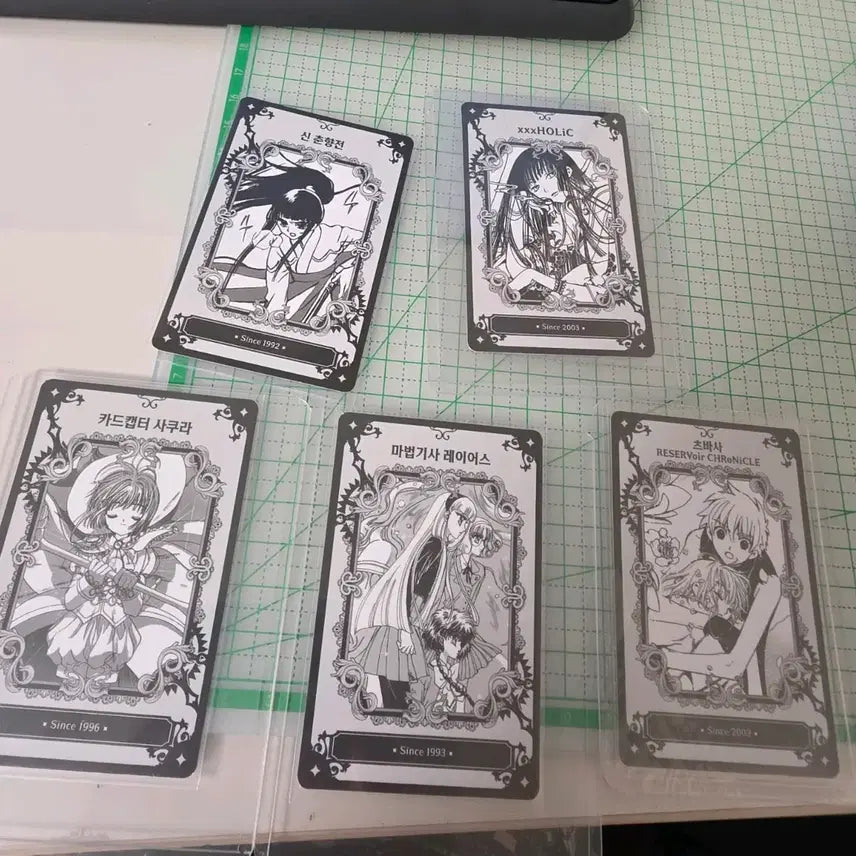 [BUNJANG] CLAMP Exhibition Random Profile Cards Set / 클램프전 랜덤 프로필 카드 5종 세트 일괄