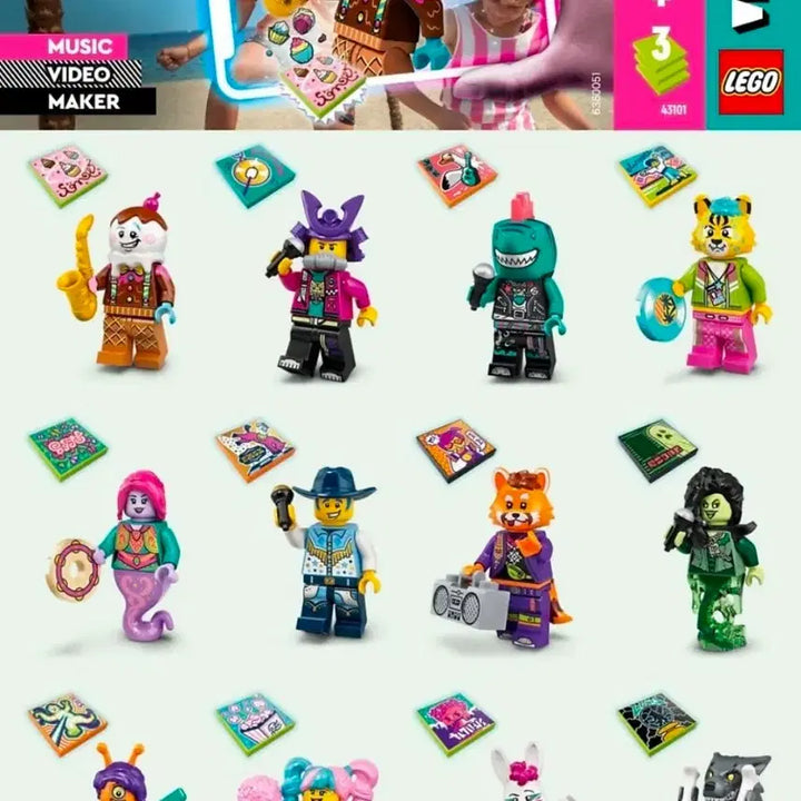[BUNJANG] Lego Minifigure Cotton Candy Cheerleader / 레고/미니피규어 솜사탕 치어리더