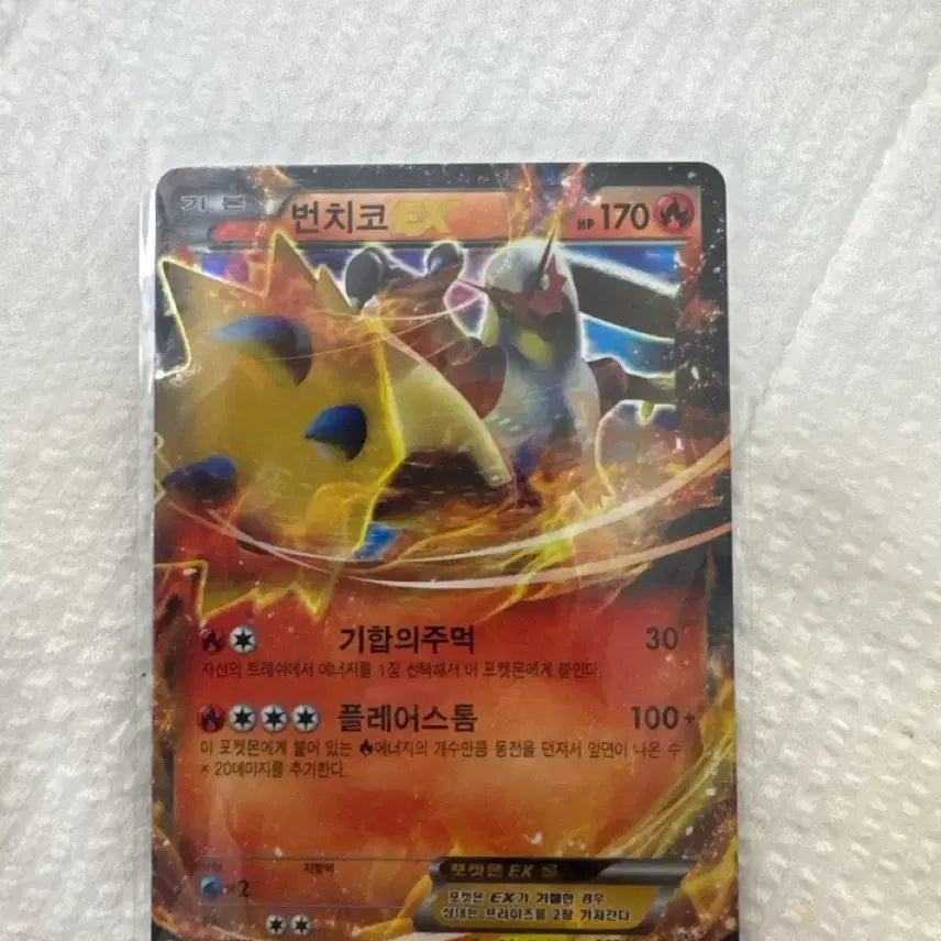 [BUNJANG] Blaziken ex Promo Trading Card / 번치코ex 프로모 포켓몬카드