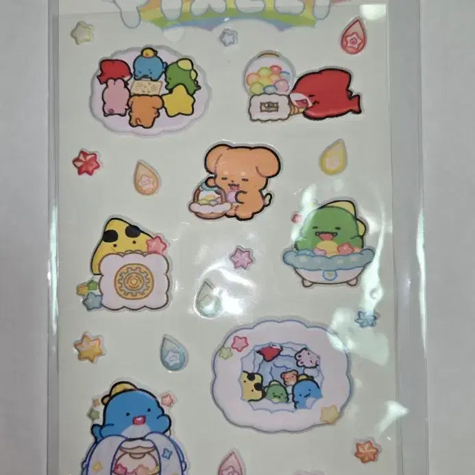 [BUNJANG] The Prism Exhibition Radder Radder Duck Gabgack Dinosaur Jamteul Suhyeon Sticker / 픽셀리 더프리즘 전시 스티커 라더덕개각별공룡잠뜰수현