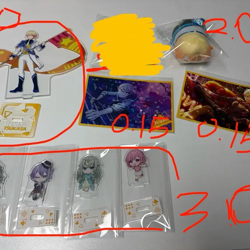 [BUNJANG] Project SEKAI Tenma Tsukasa Wonderland x Showtime Acrylic Stand, Mochi Mascot, Paper Goods / 프로젝트 세카이 텐마 츠카사 위주 원더랜즈x쇼타임 굿즈 판매