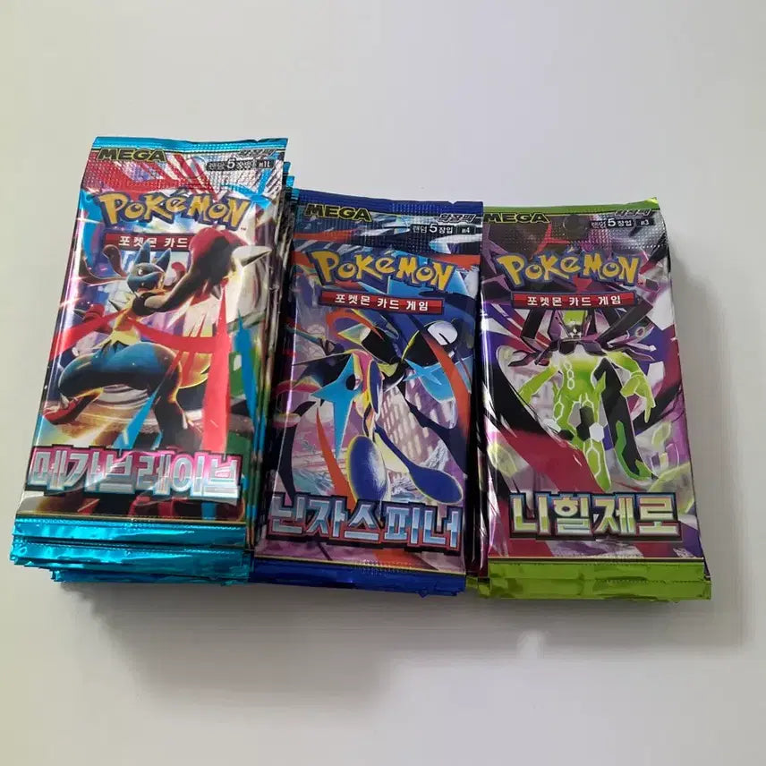 [SOLD OUT] 포켓몬카드 서치팩 / 메가브레이브, 닌자스피너, 니힐제로