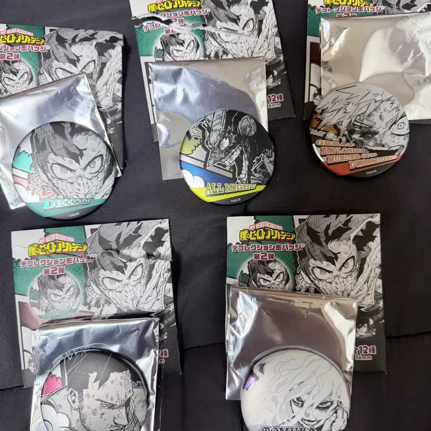 [BUNJANG] My Hero Academia Jump Shop DeCollection 2 Badge Set (Bakugo, Midoriya, All Might) / 히로아카 뱃지 점프샵 디콜렉션2 바쿠고 미도리야 올마이트 캔뱃지