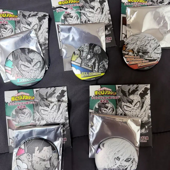 [BUNJANG] My Hero Academia Jump Shop DeCollection 2 Badge Set (Bakugo, Midoriya, All Might) / 히로아카 뱃지 점프샵 디콜렉션2 바쿠고 미도리야 올마이트 캔뱃지
