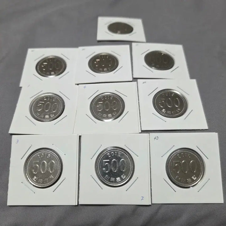 [BUNJANG] 2015 500 KRW Coin Bundle (10 pcs) / 2015년 500원 동전 10개 일괄