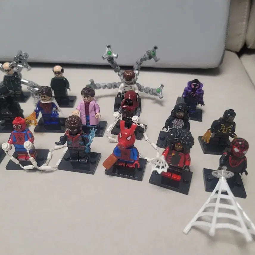 [BUNJANG] LEGO Compatible Spider-Man Mini Figures Bundle Set / 레고호환 스파이더맨 미니피규어 일괄
