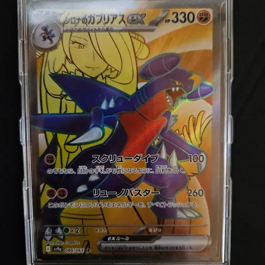 [BUNJANG] Pokemon Japanese N (Cynthia) &amp; Garchomp EX SR / 난천의 한커리아스 sr 일어판