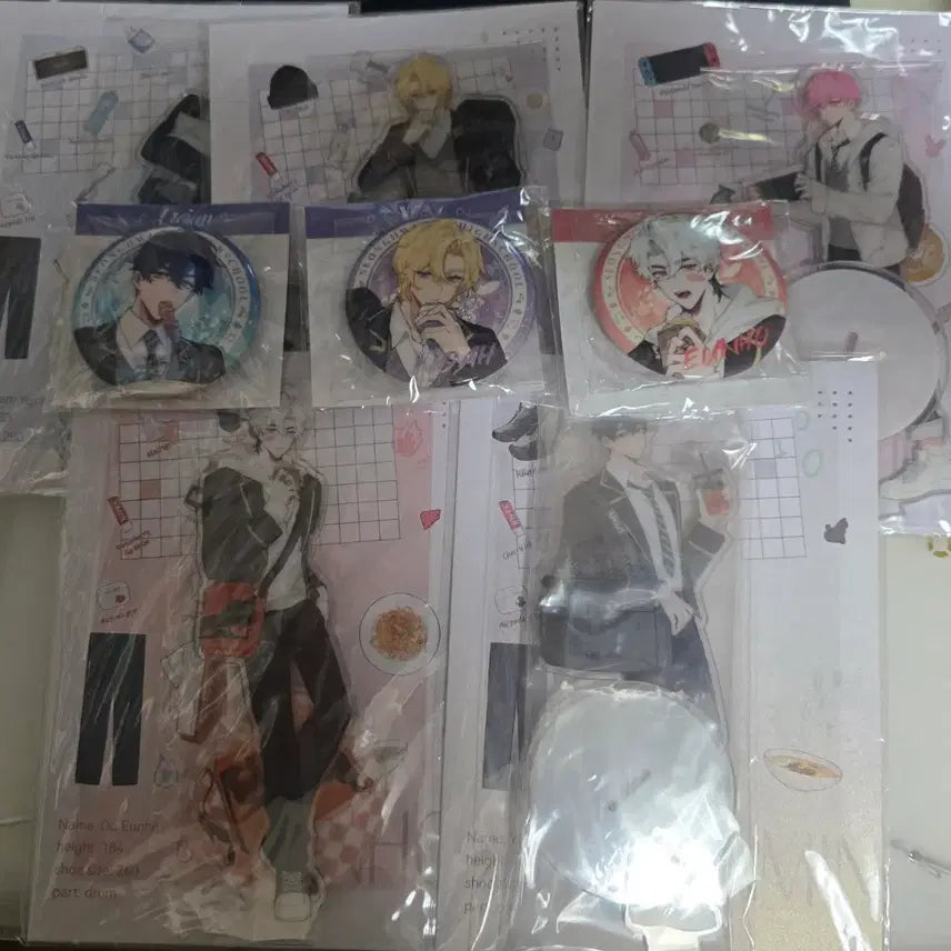 [BUNJANG] PLAVE Tempestad Unofficial Acrylic Standee &amp; Goods Bundle Set / 플레이브 비공식 굿즈 tempestad 님 아크릴스탠드 및 굿즈 일괄