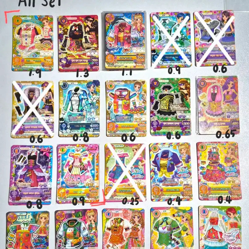 [BUNJANG] Aikatsu Japanese and Korean Cards Bulk Sale / 아이카츠 한 일판 카드 대량 판매