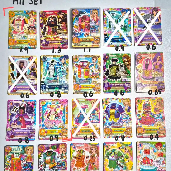 [BUNJANG] Aikatsu Japanese and Korean Cards Bulk Sale / 아이카츠 한 일판 카드 대량 판매