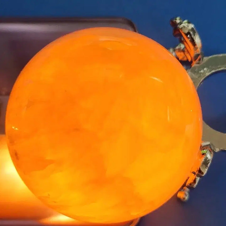 [BUNJANG] Natural Quartz Crystal Sphere with Stand / 천연 석영 수정 구체+받침대