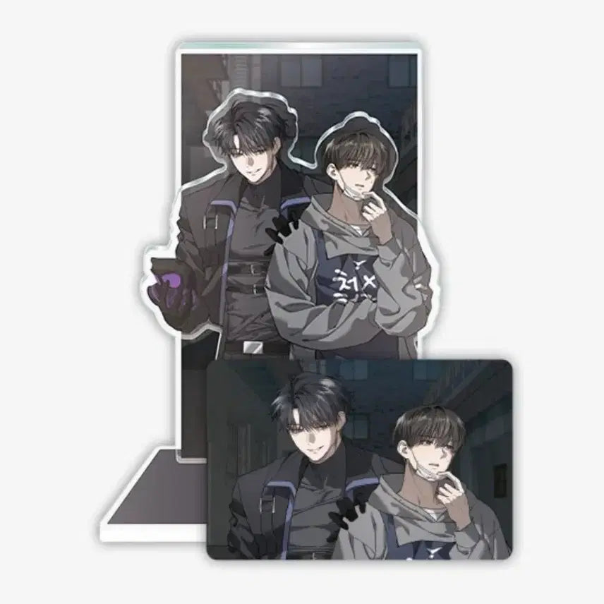 [BUNJANG] Hunter Wants to Live Quietly Acrylic Diorama &amp; Photocard Set / 헌터는 조용히 살고 싶다 아크릴 디오라마 &amp; 포토카드 SET 헌조살