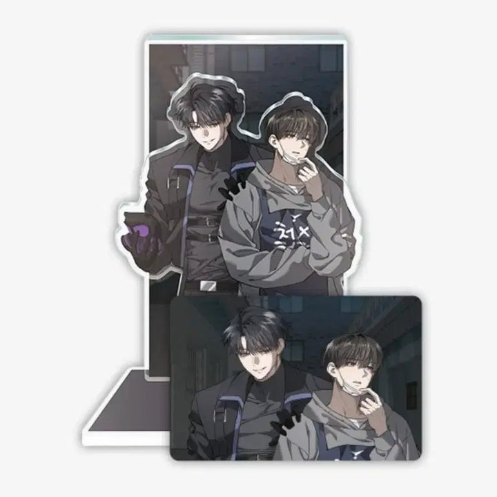 [BUNJANG] Hunter Wants to Live Quietly Acrylic Diorama &amp; Photocard Set / 헌터는 조용히 살고 싶다 아크릴 디오라마 &amp; 포토카드 SET 헌조살