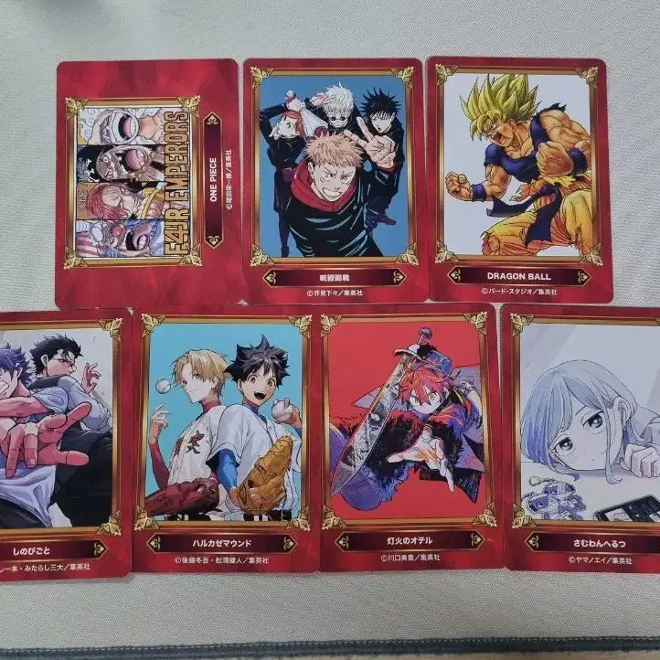[BUNJANG] Jump Festa 2026 Animate Exclusive Photocard Bundle Set - One Piece, Jujutsu Kaisen, Dragon Ball / 2026 점프페어 애니메이트 특전 카드 원피스 주술회전 드래곤볼 포카