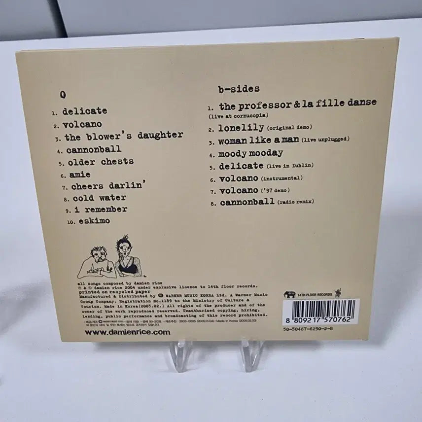 [BUNJANG] Damien Rice Album Collection CD / 데미안 라이스 앨범 모음 CD