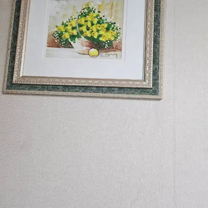 [BUNJANG] Korean Traditional Painting Frame: Pine Tree and Horse / 그림액자 한국화 그림  말과꽃