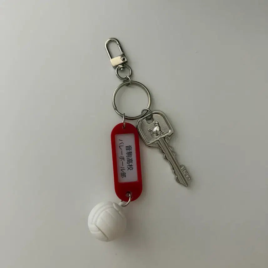 [BUNJANG] Haikyuu!! Nekoma Volleyball Club Room Keychain / 하이큐 네코마 배구부 부실키링