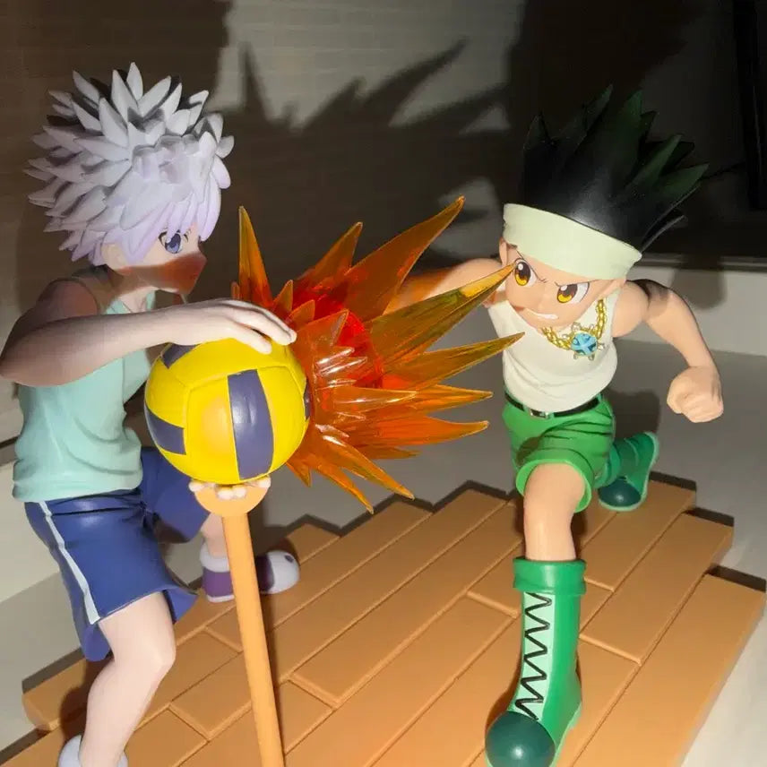 [BUNJANG] Hunter x Hunter Killua &amp; Gon Grid Island Dodgeball Figure Bundle Set / 헌헌 키르아 &amp; 곤 그리드아일랜드 피구 G.I 피규어 일괄
