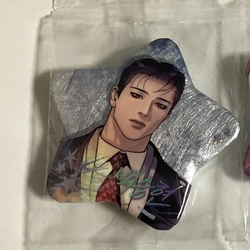 [BUNJANG] Baek Seung Hyun Resin Pop-up Sparkles Can Badge / 원가이하양도) 레진 팝업 스파클즈 캔뱃지 발화 백승현