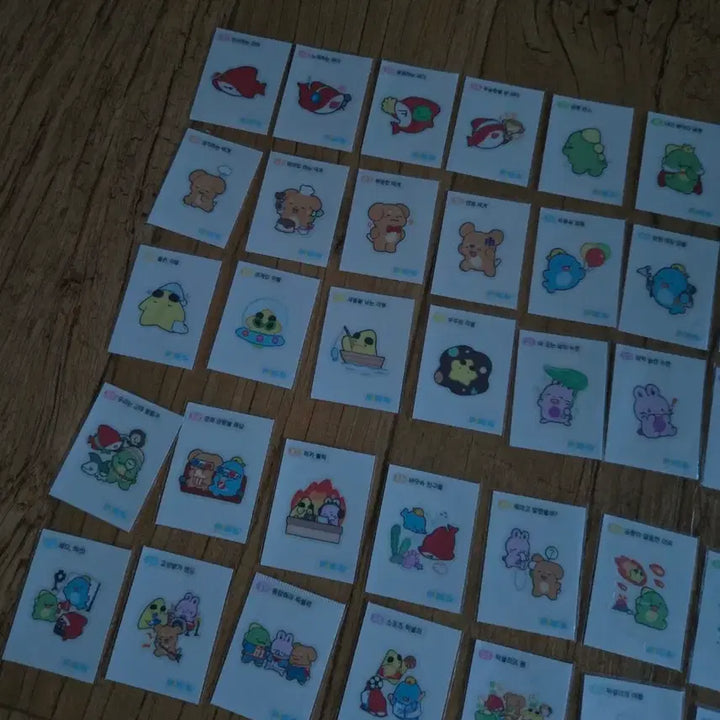 [BUNJANG] Pixelie Sticker Collection Bundle / 픽셀리 띠부실 "전종" 일괄 판매