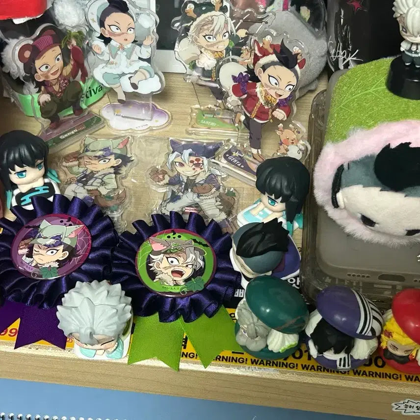 [BUNJANG] Kimetsu no Yaiba Sanemi Shinazugawa Merchandise Bundle Set / 귀칼 시나즈가와 위주 굿즈 일괄
