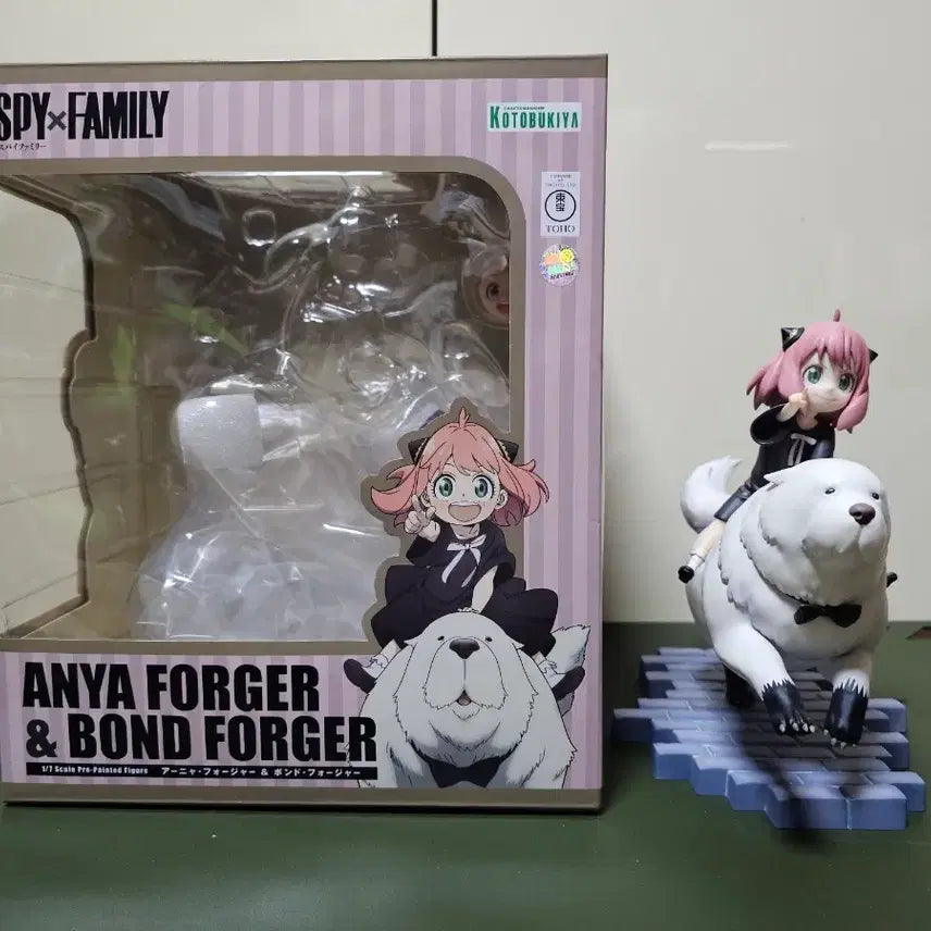 [BUNJANG] Kotobukiya Spy x Family Anya &amp; Bond w/ Special Head Figure / [특전헤드 포함] 스파이패밀리 아냐&amp;본드포저