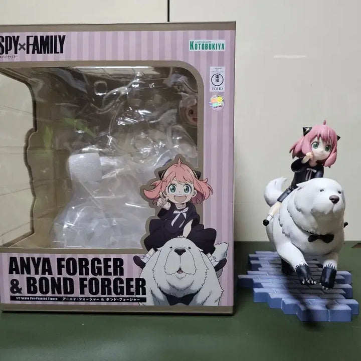 [BUNJANG] Kotobukiya Spy x Family Anya &amp; Bond w/ Special Head Figure / [특전헤드 포함] 스파이패밀리 아냐&amp;본드포저