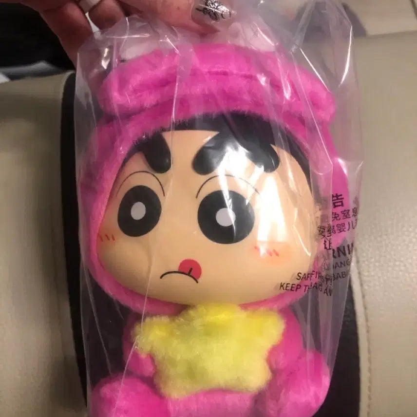 [BUNJANG] Crayon Shin-chan Chara Doll Pink / 짱구는못말려 짱아 인형 핑크