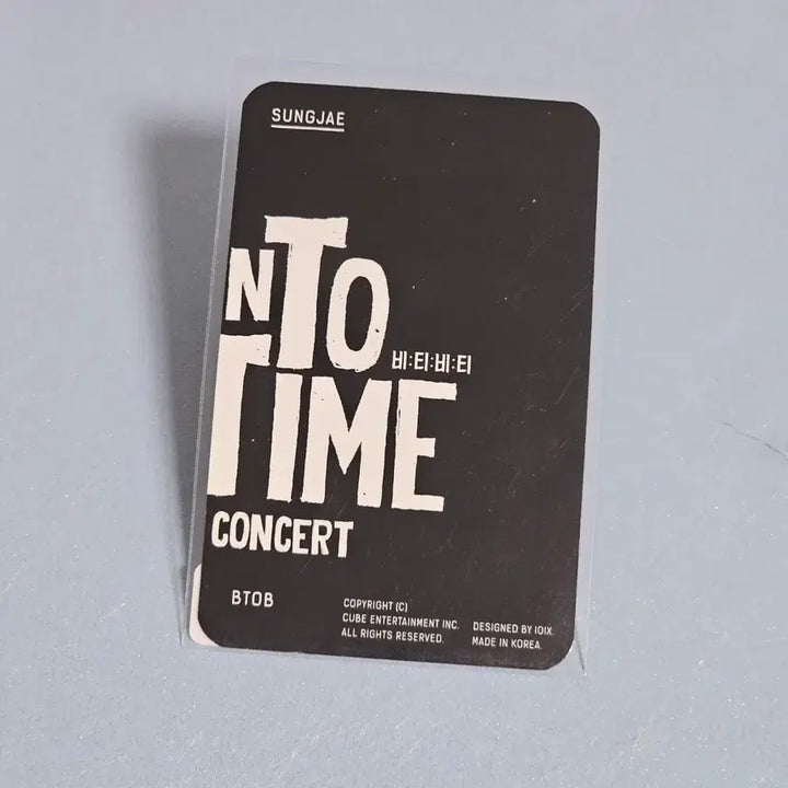 [BUNJANG] BTOB Yook Sung Jae Born To Beat Time Photocard / 비투비 2015 비티비티 Born To Beat Time 육성재 포카