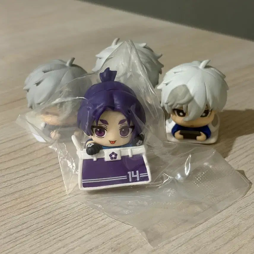 [BUNJANG] Blue Lock Nagi Seishiro Onemutan &amp; Mikage Reo Bag Charm Bundle / 블루록 나기 세이시로 오네무탄 일괄 미피입 미카게 레오 가방 체인 가챠