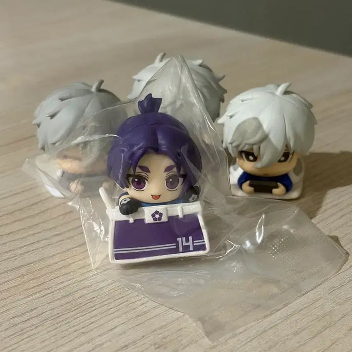 [BUNJANG] Blue Lock Nagi Seishiro Onemutan &amp; Mikage Reo Bag Charm Bundle / 블루록 나기 세이시로 오네무탄 일괄 미피입 미카게 레오 가방 체인 가챠
