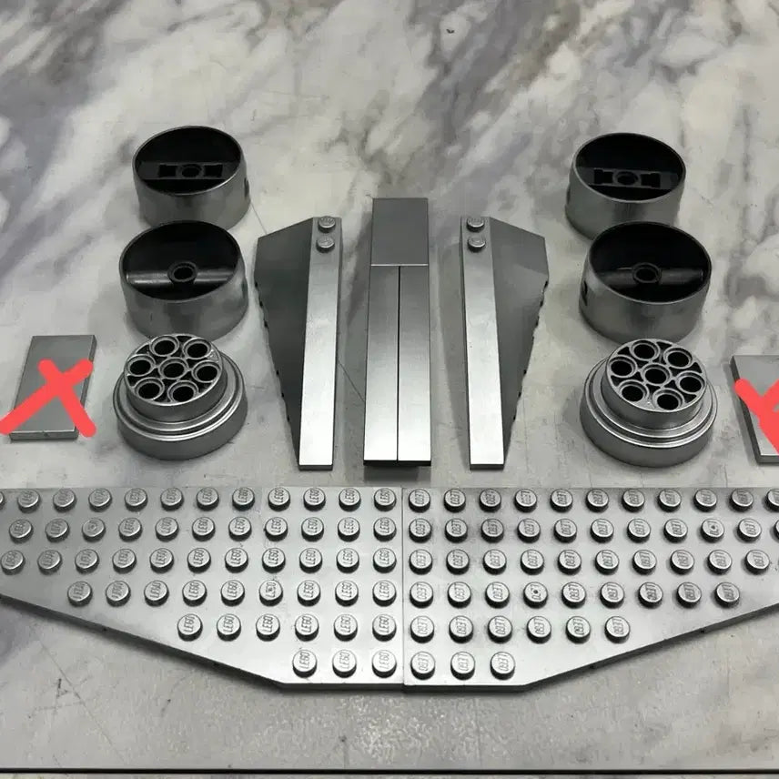 [BUNJANG] LEGO Star Wars Naboo Starfighter Custom Painted Brick Set (for 75092, 75442) / 광복절 연휴 도색 예정) 레고 스타워즈 나부 스타파이터 도색 브릭세트(75092,75442