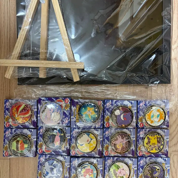 [BUNJANG] Shabuday Pokemon 14 Types Full Set Badge with Case / 샤브올데이 포켓몬 캔뱃지 14종 전종+ 뱃지 케이스