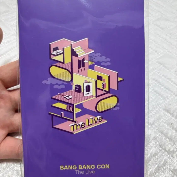 [BUNJANG] BTS V Kim Taehyung Bang Bang Con The Live Message Photocard Gold / 방방콘 더 라이브 메세지 포토 뷔 김태형 골드